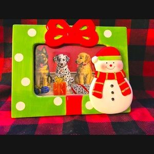 4 in x 6 in Snowman Holiday New Photo Frame